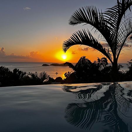 Sunset Palm - Villa Creole Avec Piscine Face Au Coucher De Soleil Et A La Reserve Cousteau Bouillante Exteriér fotografie